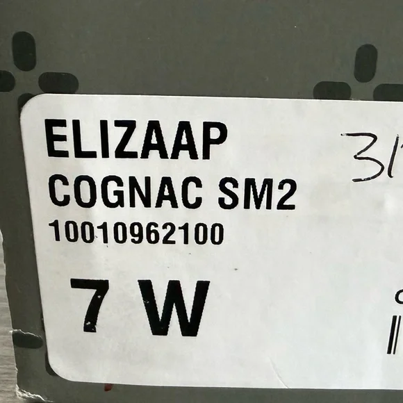 Sun + Stone Women's Cognac Elizaa Notched Pointed Toe Dress Booties Size 7W - Picture 10 of 11